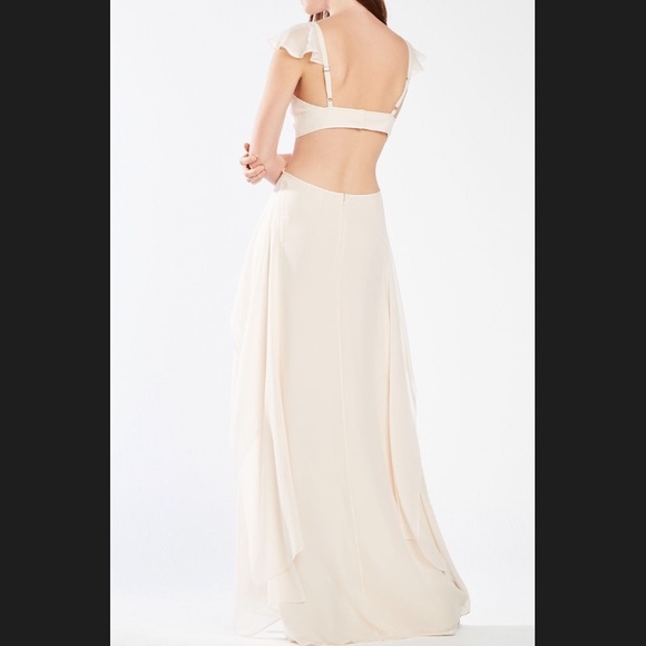 BCBG Runway Lourdes Blush Dress size 10 NWT - Picture 2 of 8